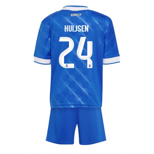 Real Madrid Dean Huijsen #24 Replika babykläder Tredjeställ Barn 2025-26 Kortärmad (+ korta byxor)